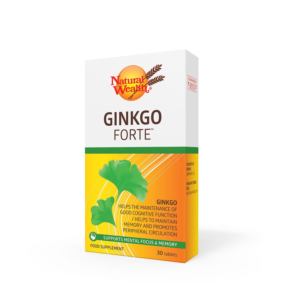 Natural Wealth Ginkgo forte 30 kapsula