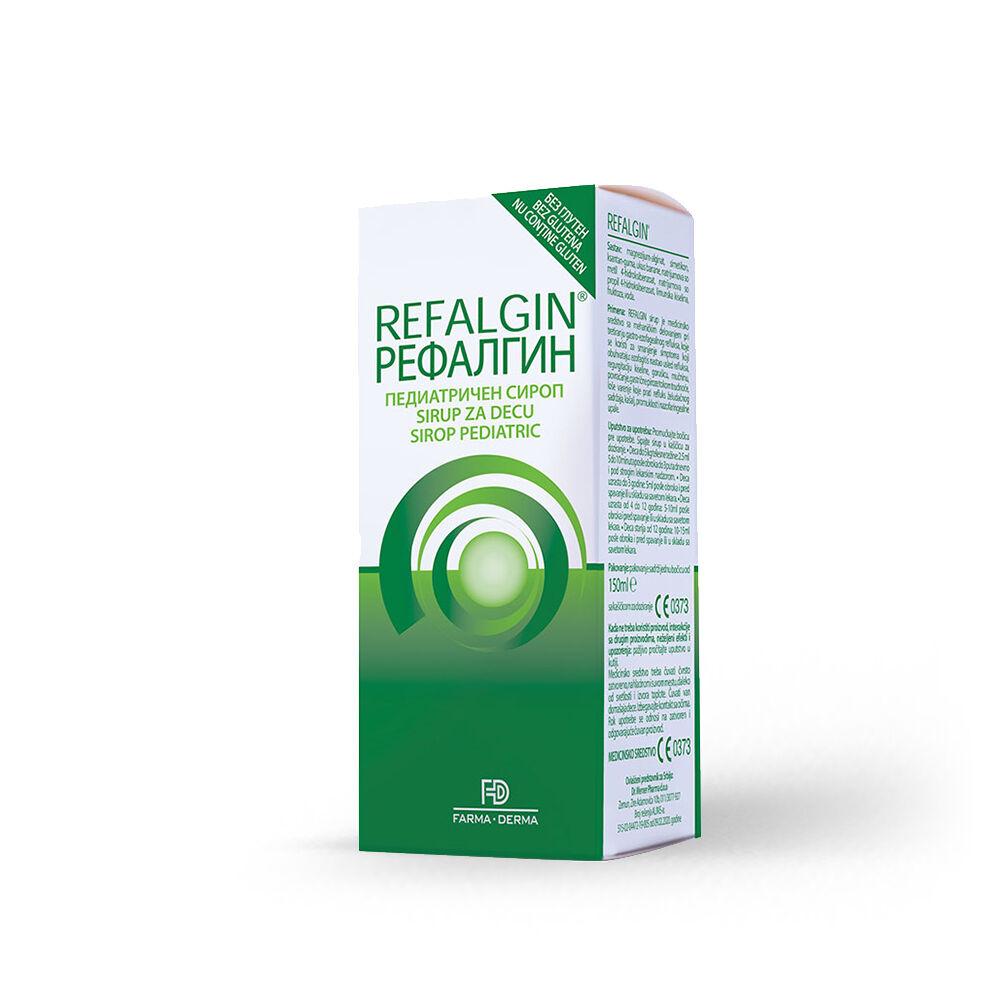 Refalgin Sirup za decu protiv gastroezofagealnog refluksa povezanog sa grčevima, 150ml