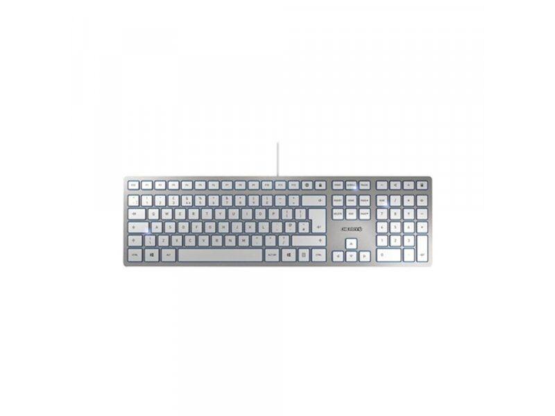 Cherry Tastatura Kc-6000, Slim, Yu, Usb, Srebrna