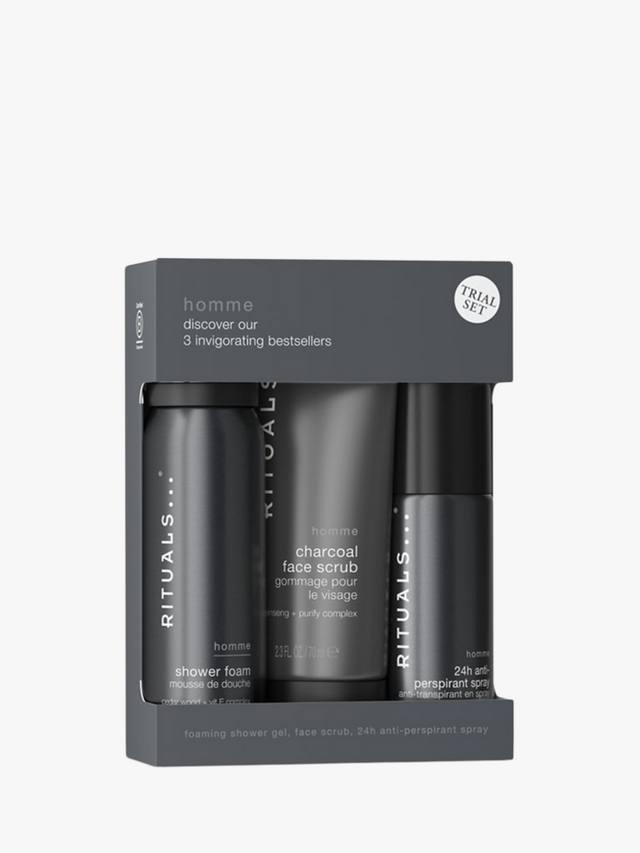 Rituals Kozmetički set za muškrce Homme Piling za lice, 70 ml + Pena za tuširanje, 50 ml + Spreј protiv znoјenja, 50 ml