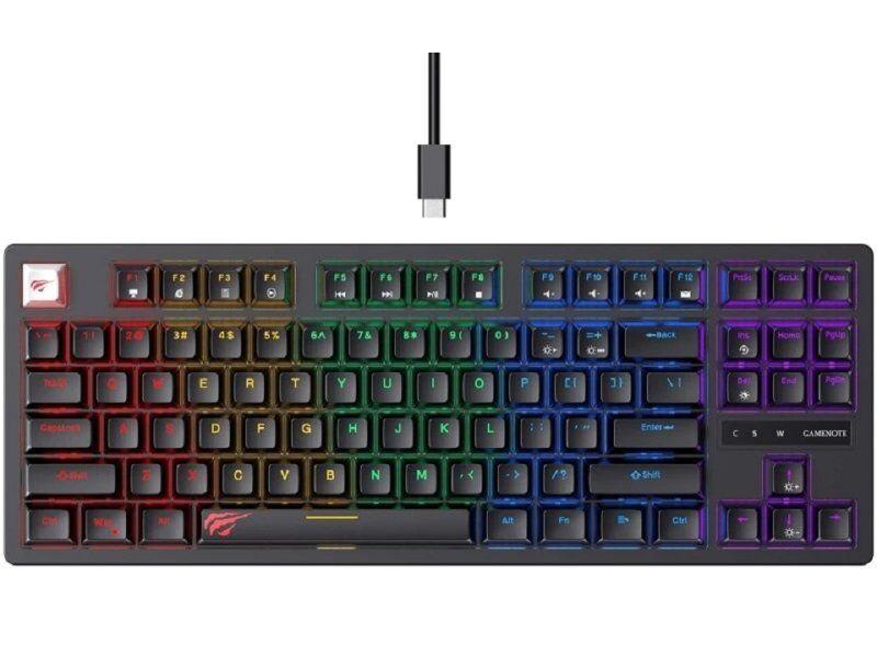 Havit Tastatura Kb892L, Rgb, Crna
