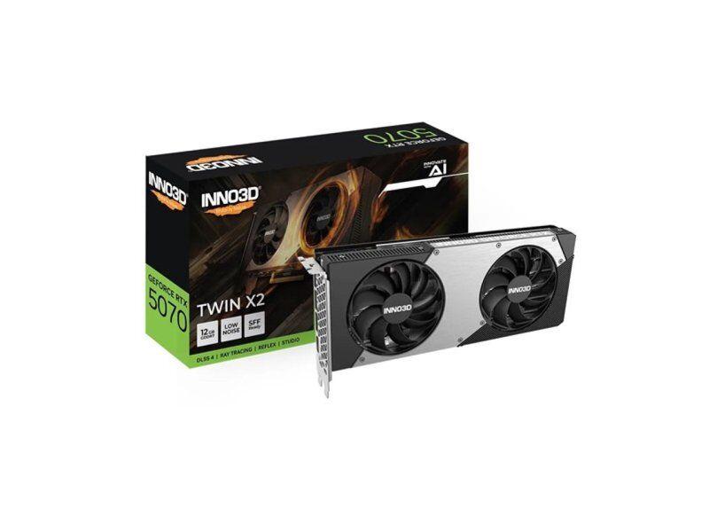 Inno3D Grafička kartica GeForce RTX 5070 N50702-12D7X-195064N, Twin X2, 12GB, GDDR7, 192bit
