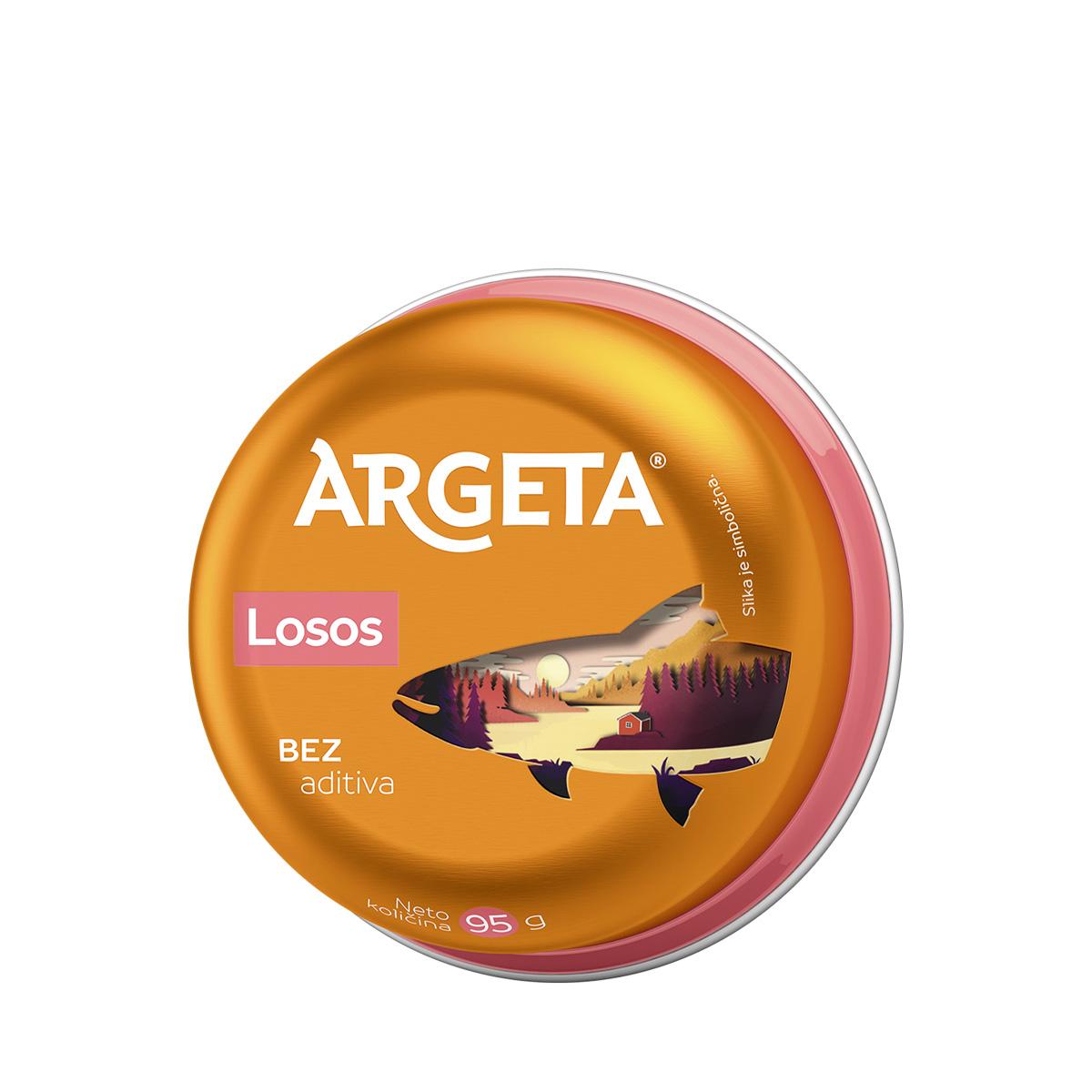 Argeta Losos pašteta premium, 95g
