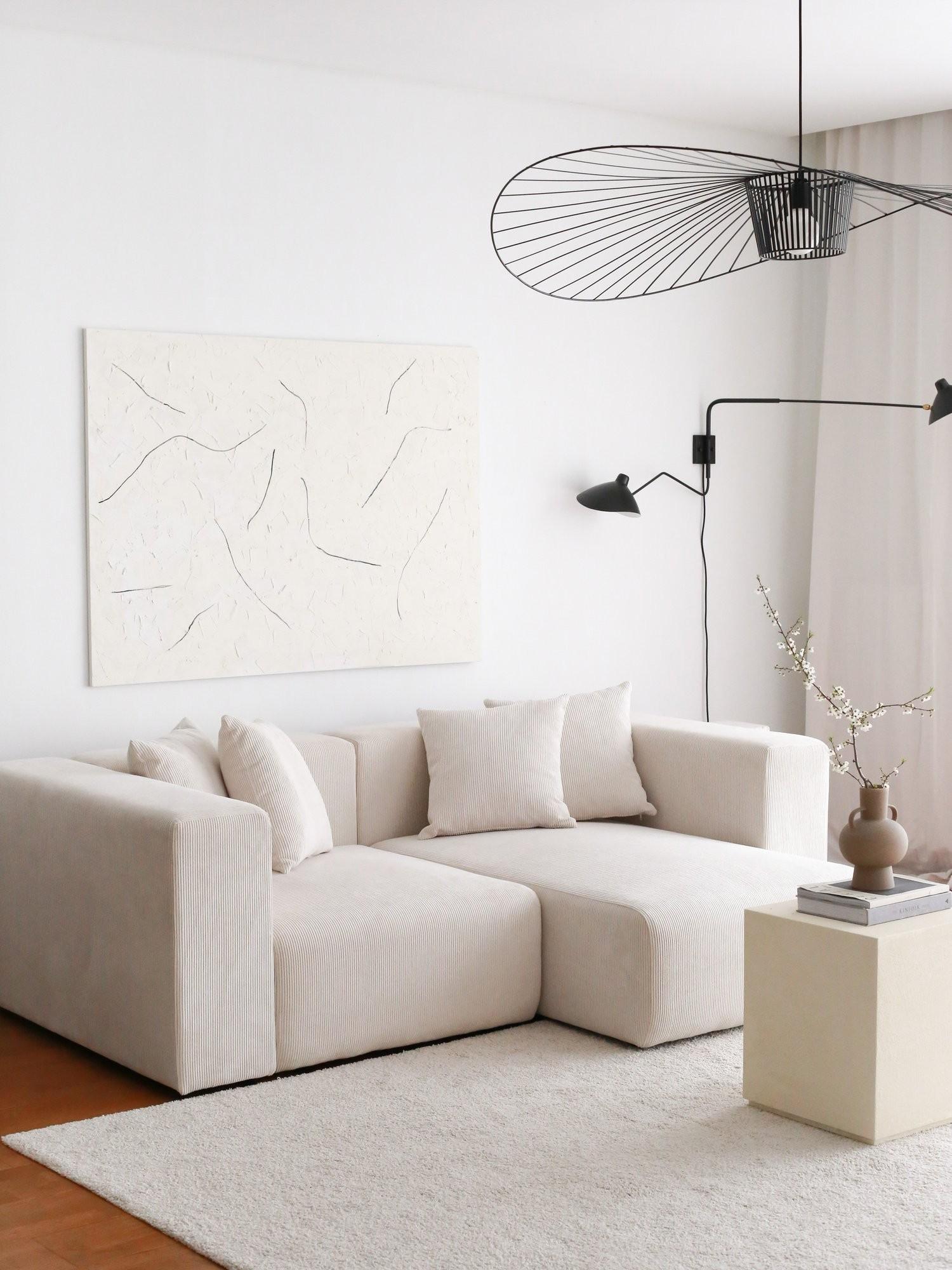 Atelier del Sofa Ugaona garnitura Yolo 222x89x110cm Bela