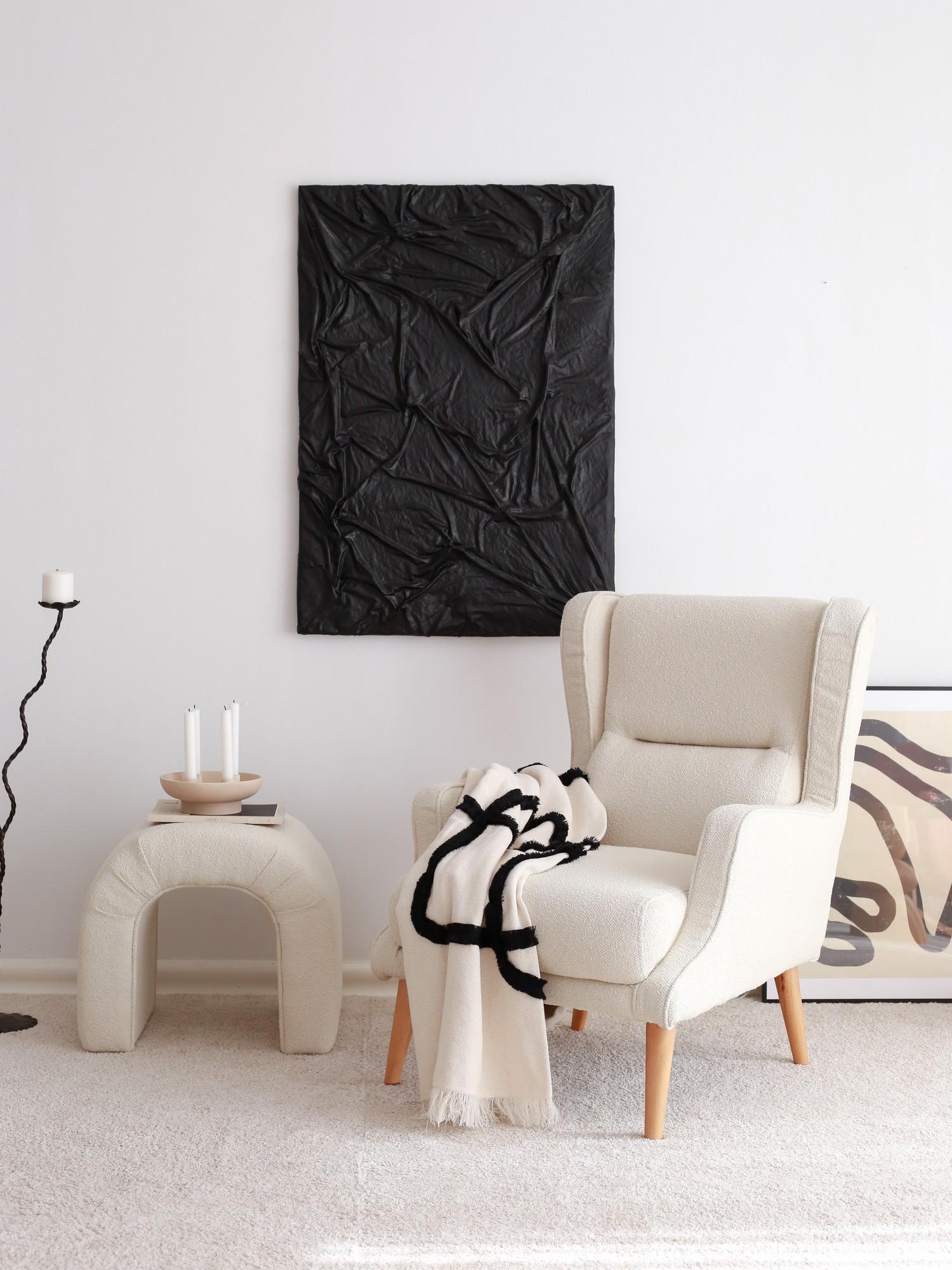 Atelier del Sofa Fotelja Klam 70x94x78cm Krem