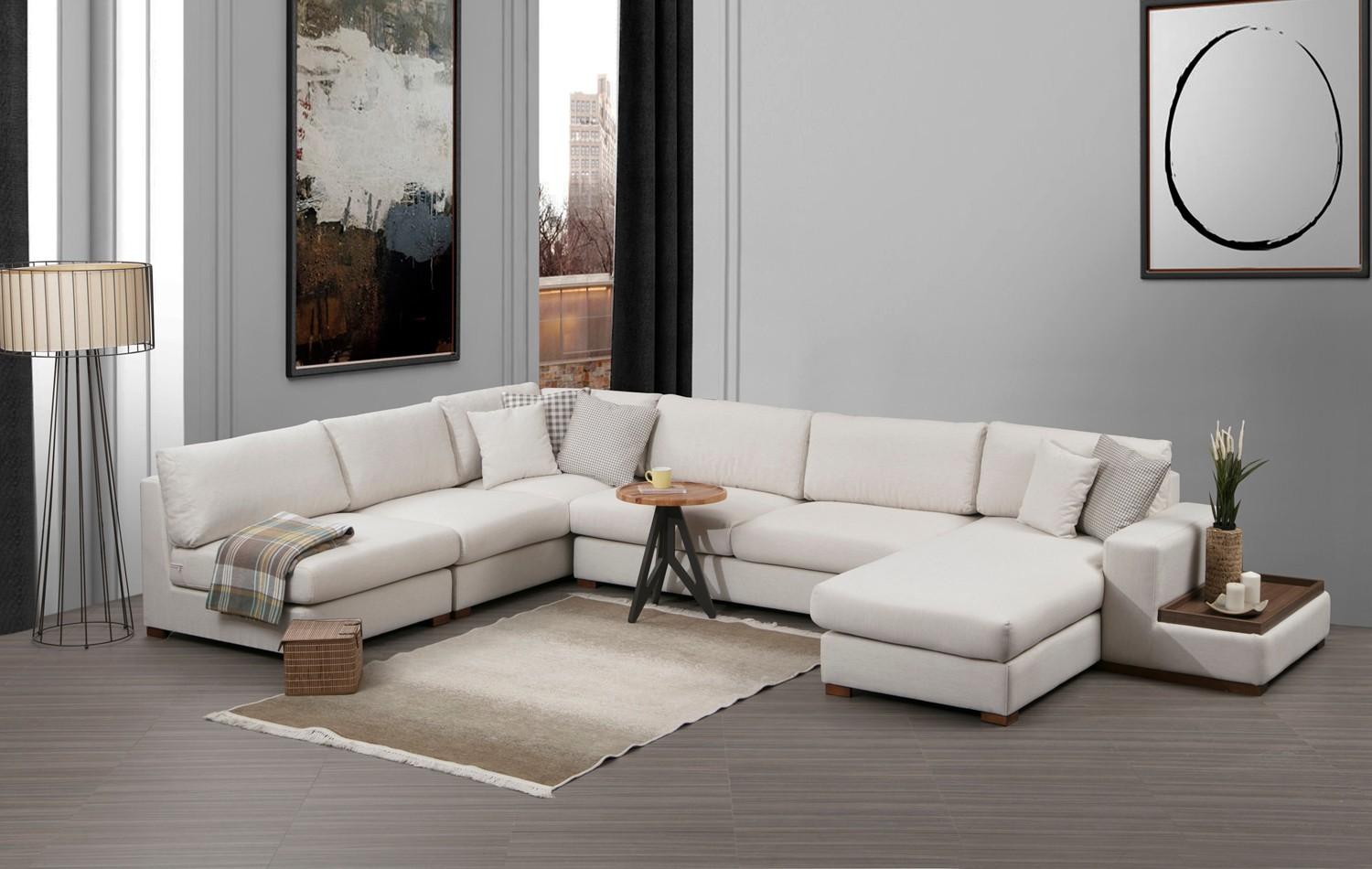Atelier del Sofa Ugaona garnitura Loop 9 Bela