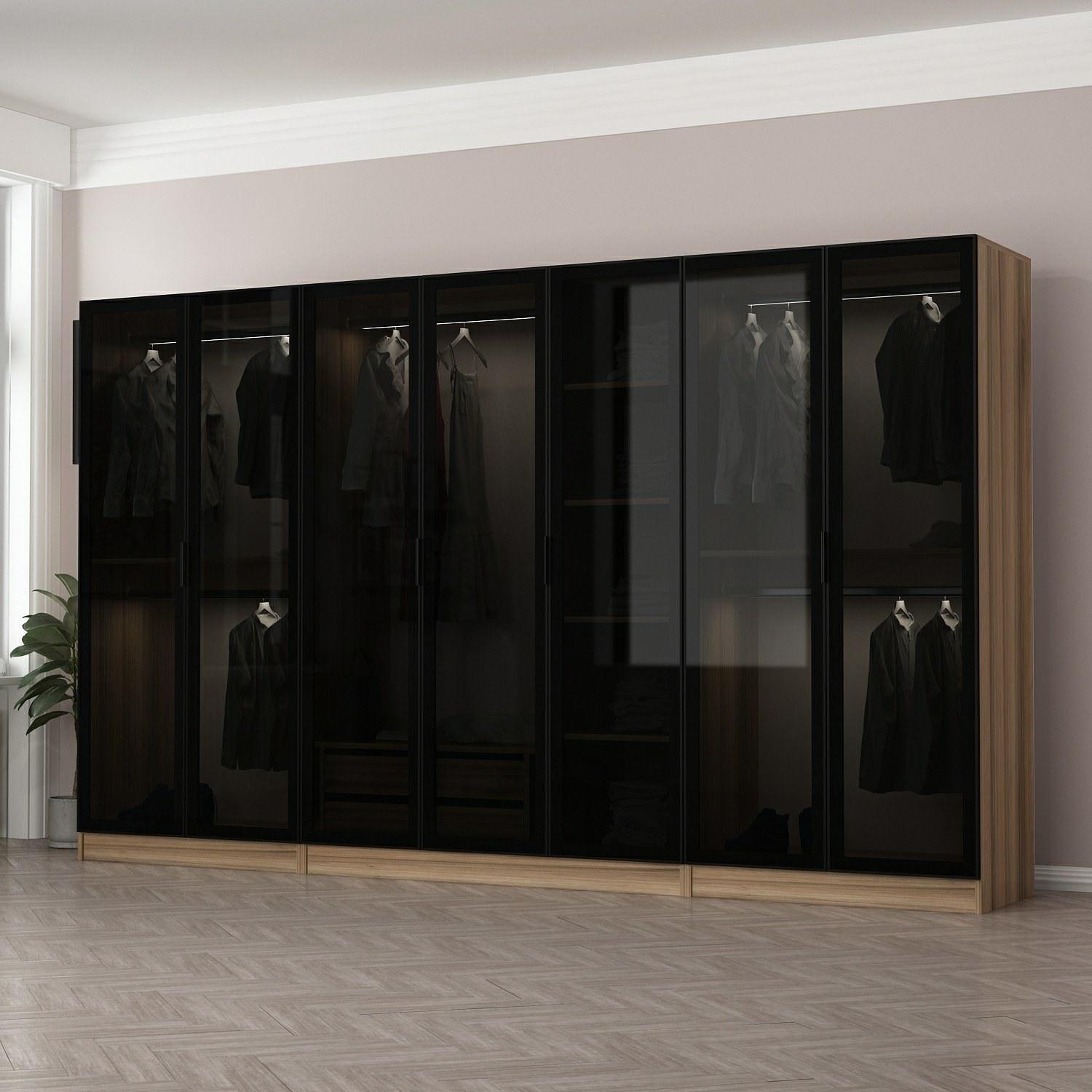 Hanah home Ormar Kale 315x210x52cm Sivi