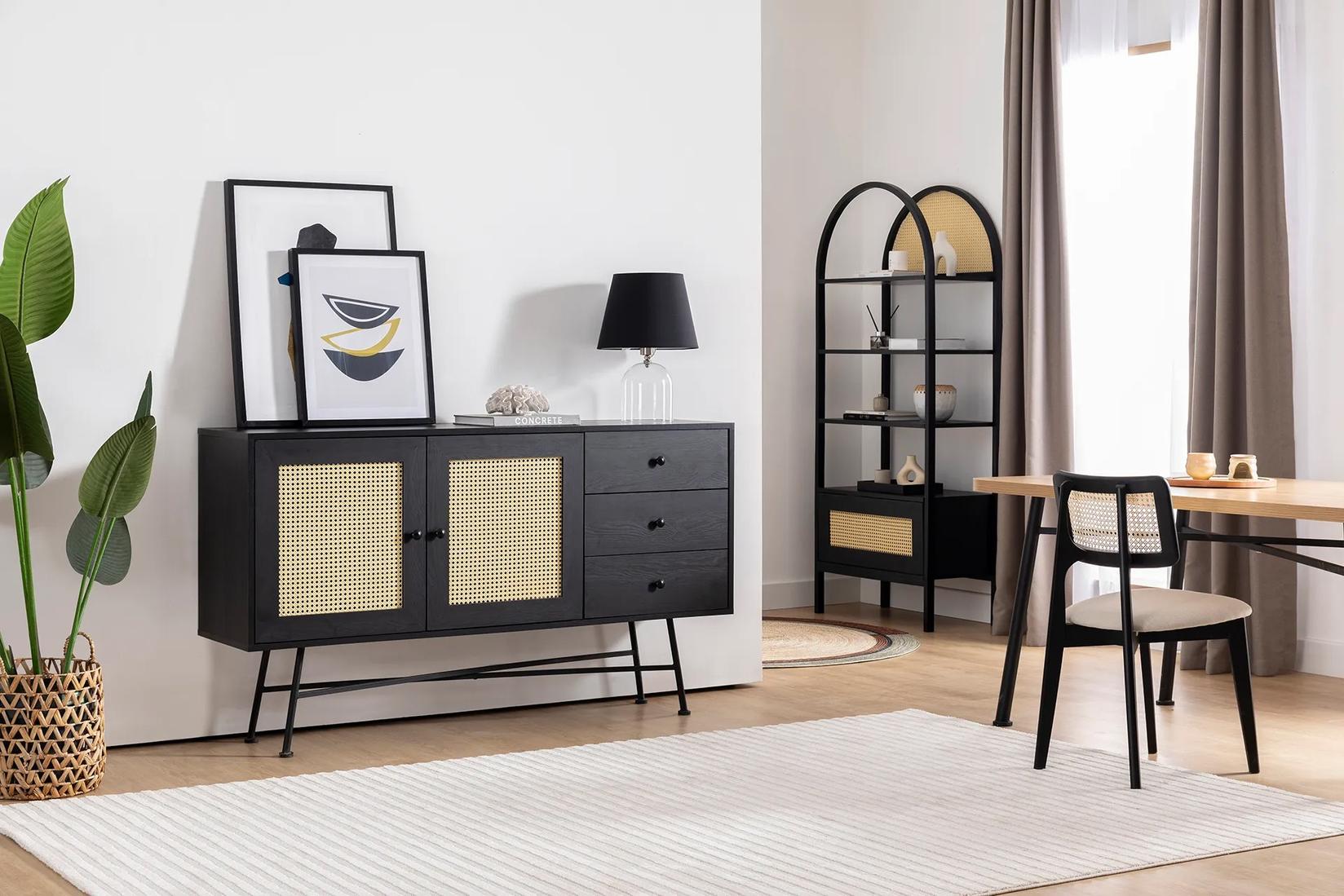 Hanah Home Komoda Nala 160 160x90x40cm Crna