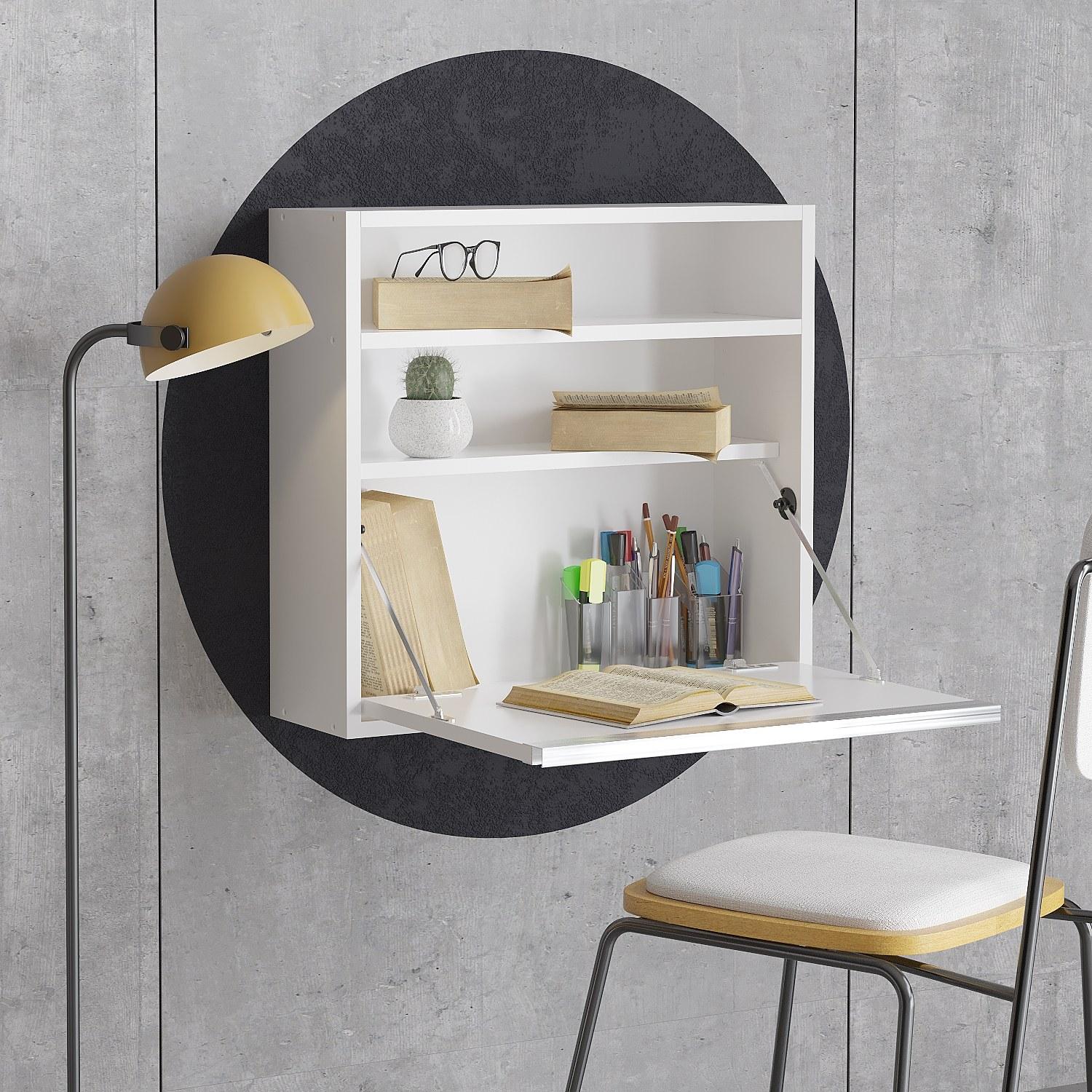 Hanah home Radni sto 64x60​​x20cm Beli