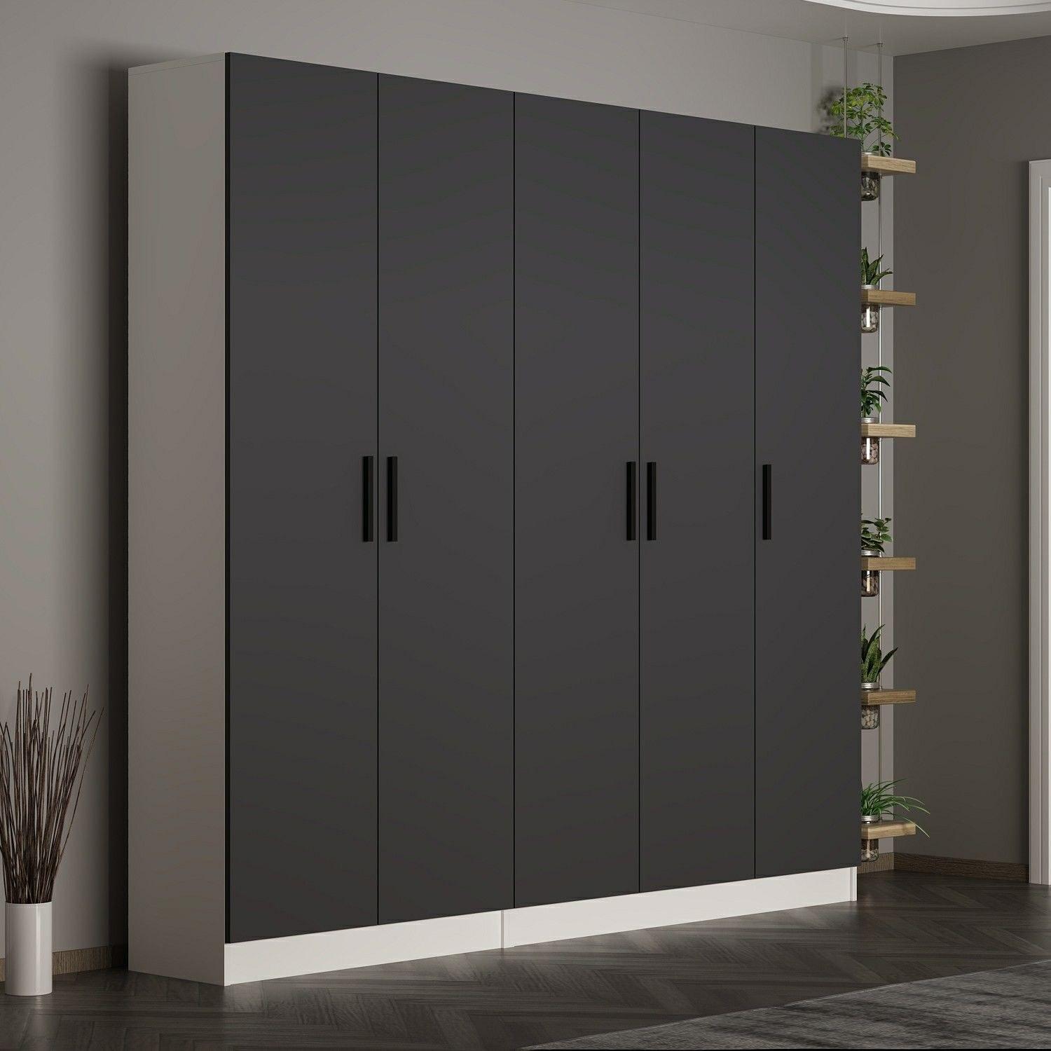 Hanah Home Komplet predsoblje Noah, Antracit