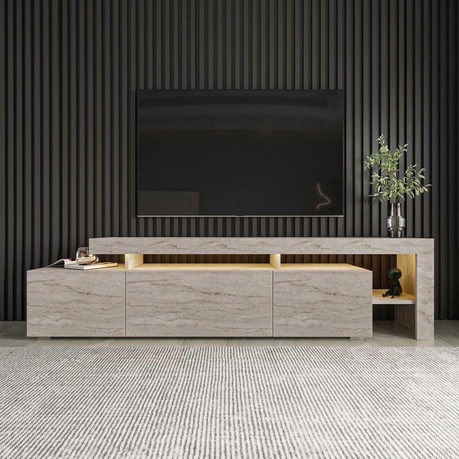 Hanah home TV Komoda Beliz Bež