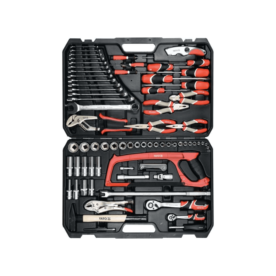 YATO Set alata u koferu, 1/2'-1/4", 79 delova
