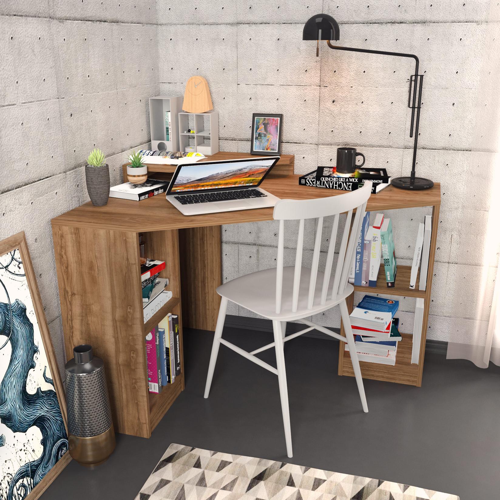 Hanah home Radni sto 120x76,8x90cm Orah