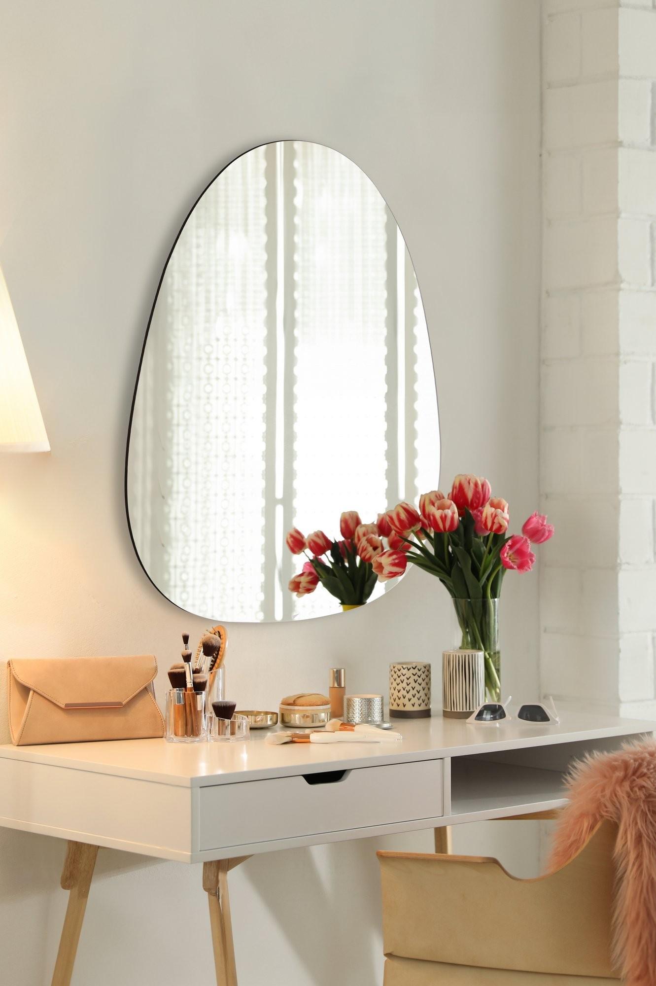 Hanah Home Ogledalo Srebrno