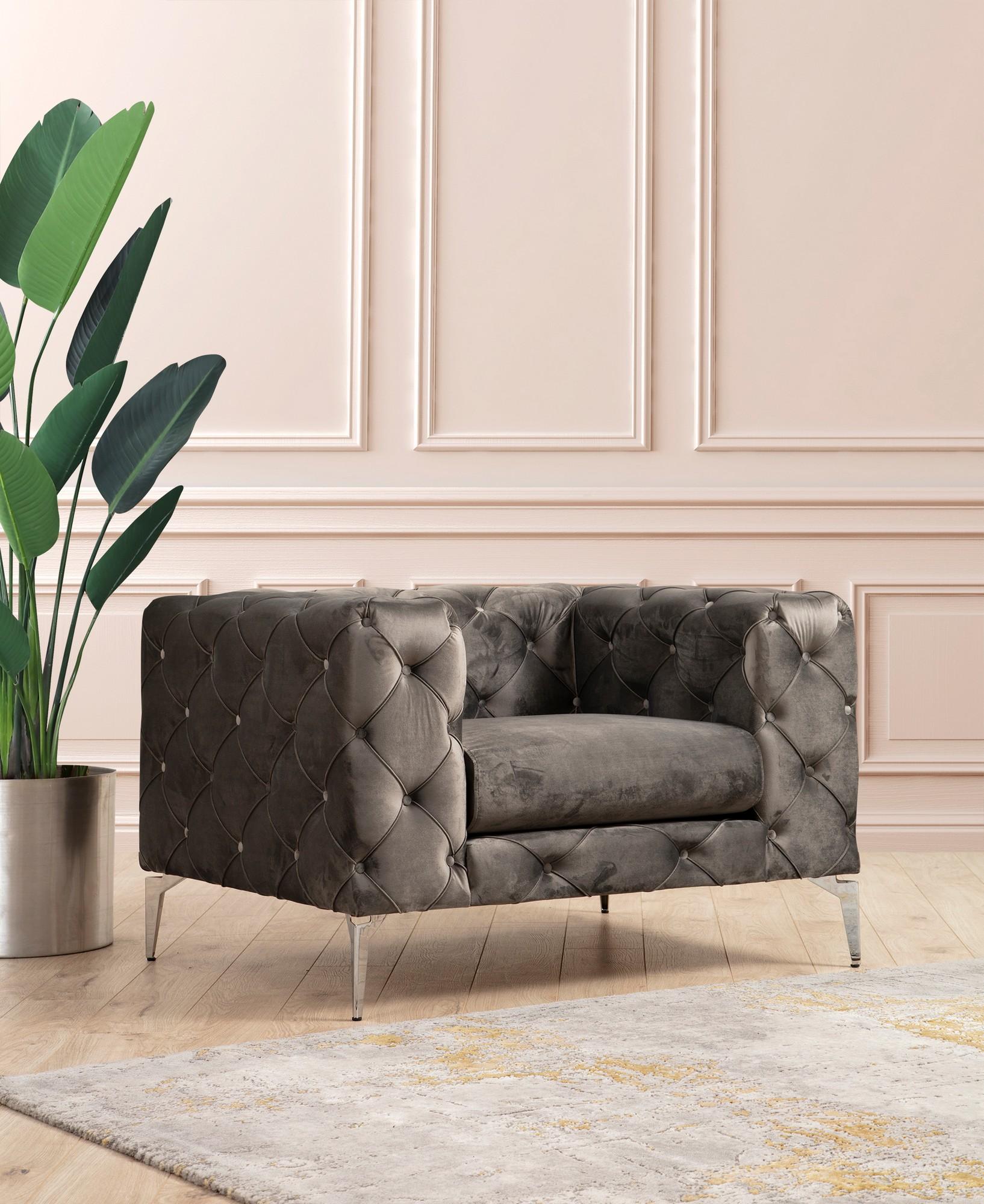 Atelier del Sofa Fotelja Como 108x70x90cm Antracit