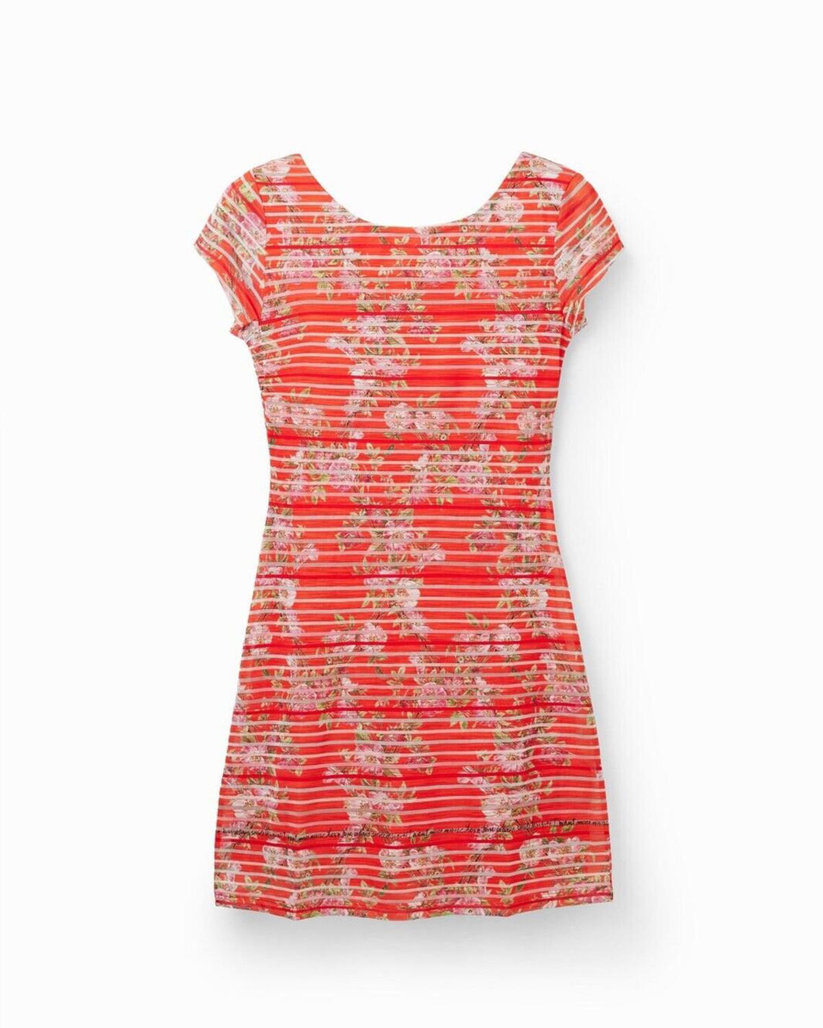 DESIGUAL Ženska haljina Vest Esther Rep, Šarena