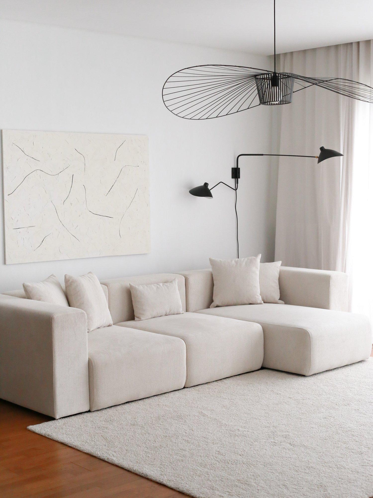 Atelier del Sofa Ugaona garnitura Yolo 305x89x154cm Bela