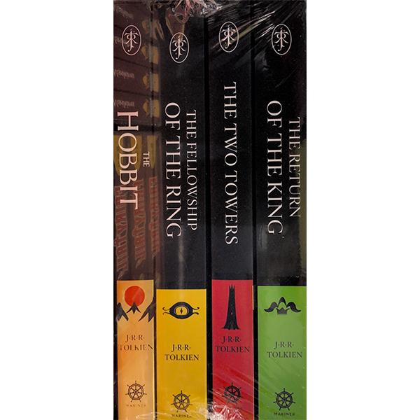 J.R.R. Tolkien 1-4 Book Set - The Hobbit and The Lord of the Rings