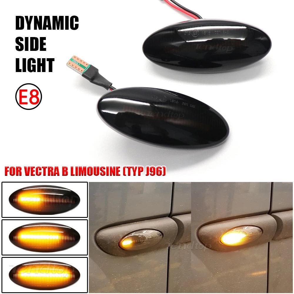 LED Dinamički migavci za Opel Vectra B, Zatamnjeni