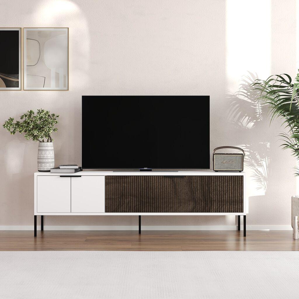 Hanah Home TV Komoda Noah, 150x45x30 cm, Orah-bela