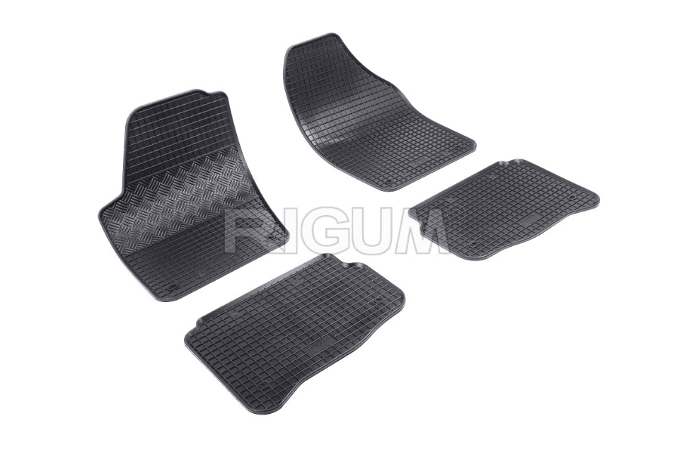 Rigum Tipske gumene patosnice za Volkswagen Fox 2005, Crne