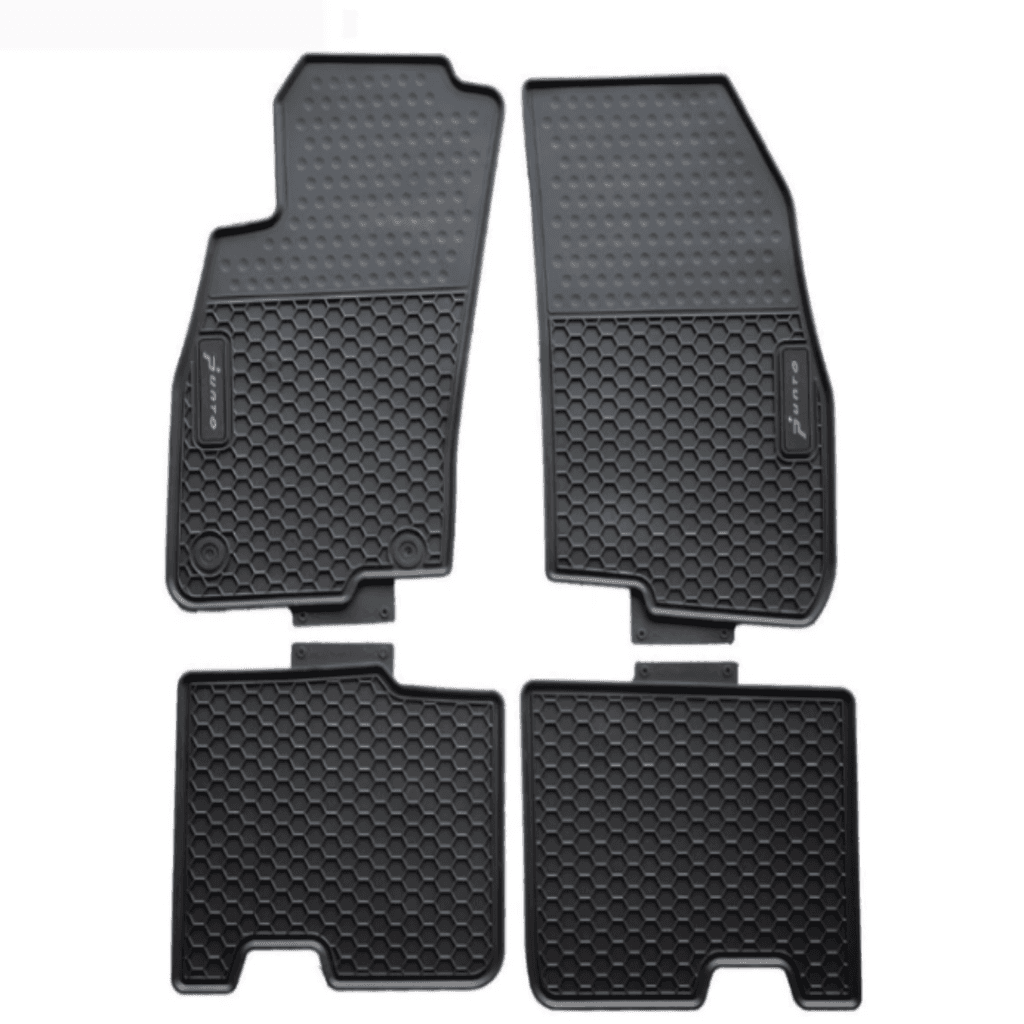 Schweizer Tipske gumene patosnice za Fiat 1 Panda 2003 2012, Crne