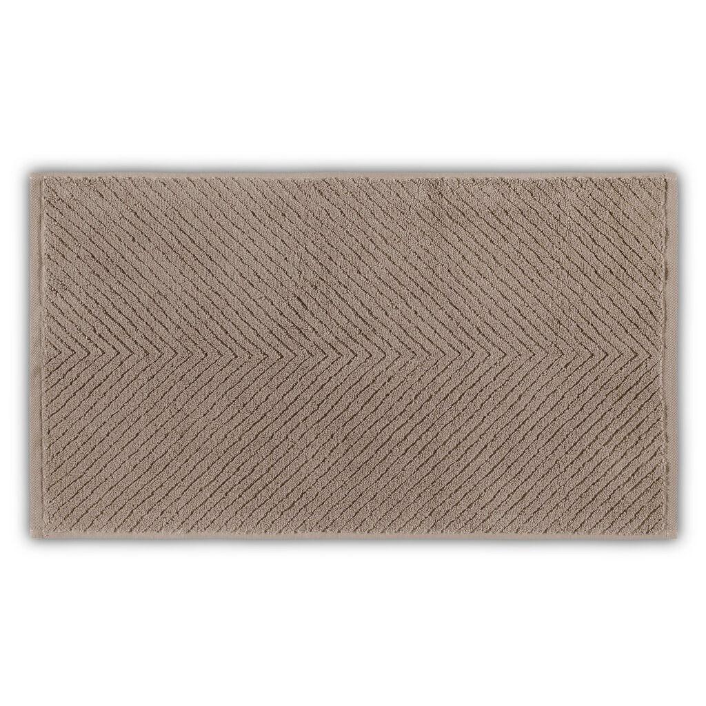 L'essentiel Maison Peškir za ruke Chevron, 33x33 cm, Braon