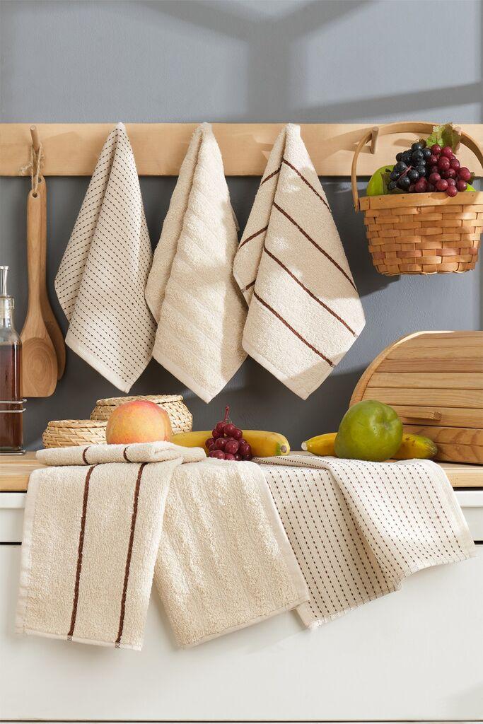 L'essentiel Maison Set Peškira za ruke Sofya, 30 x 50 cm,Bež