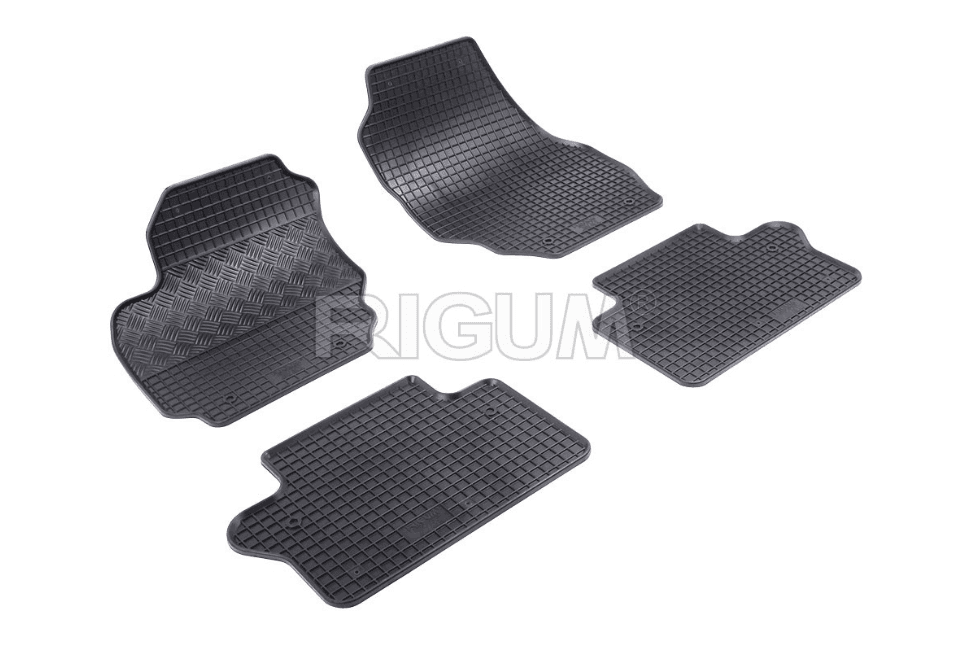Rigum Tipske gumene patosnice za Volvo S80 2011, Crne