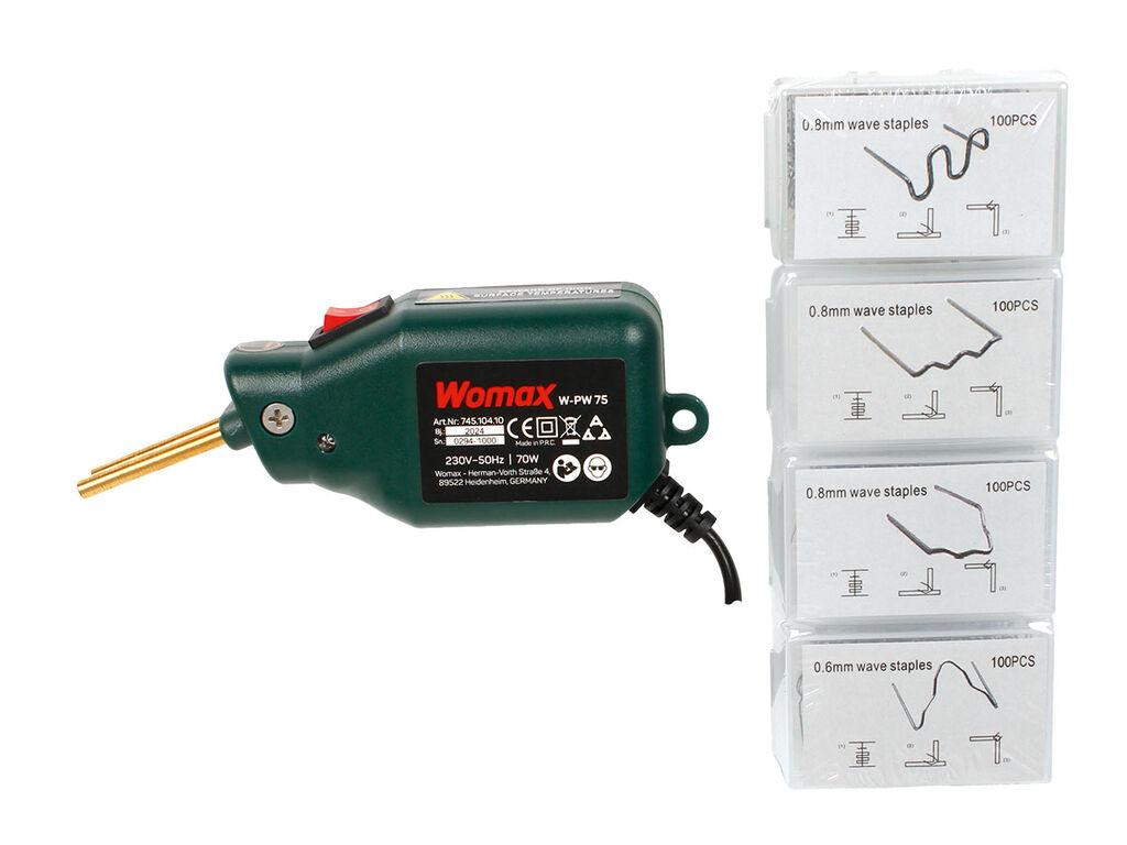 Womax Set pištolj za zavarivanje plastike sa metalnim umetcima W-PW 75, 70 W