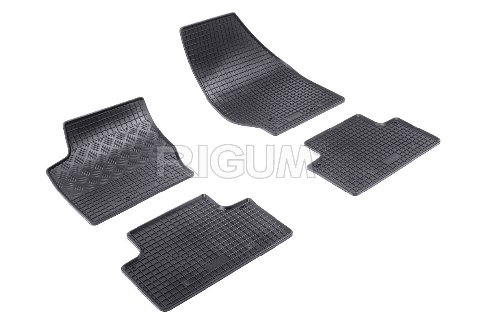 Rigum Tipske gumene patosnice za Volvo Xc90 2003, Crne
