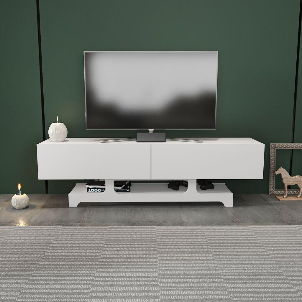 Hanah Home TV Komoda Tera, 160x46,8x35 cm, Bela