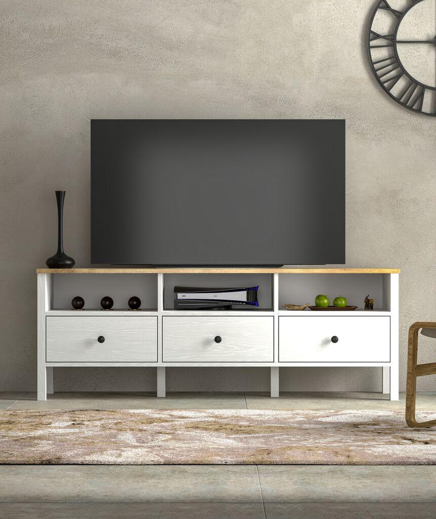 Hanah Home TV Komoda FRN-20055, 160x58x35 cm, Bela