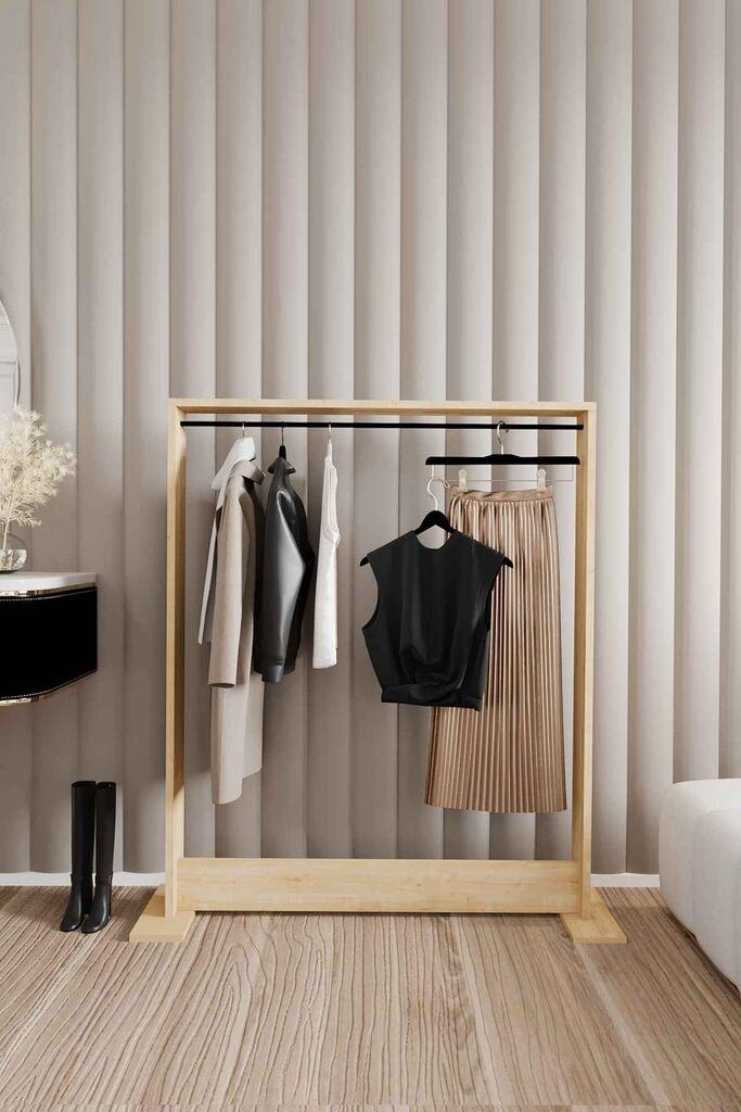 Hanah Home Čiviluk Salvitor, 100x124x12 cm, Hrast