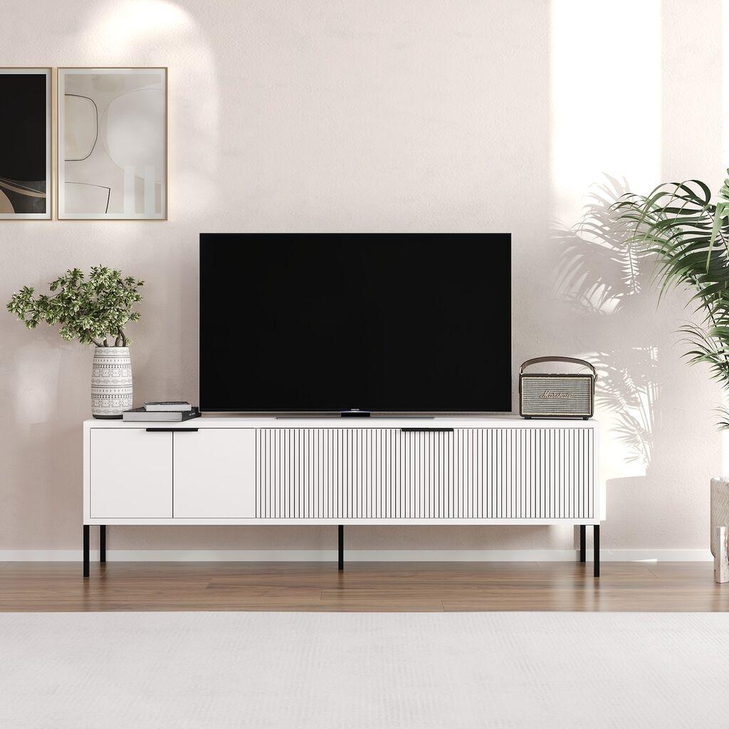 Hanah Home TV Komoda Noah, 150x45x30 cm, Bela