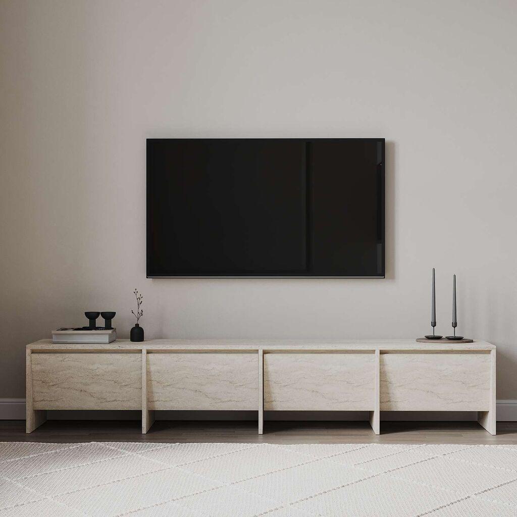 Hanah Home TV Komoda Laris 180, 180x40x35 cm, Bež