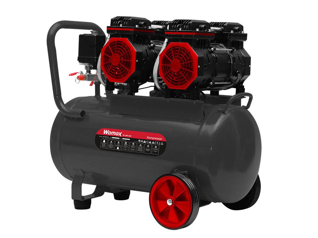 Womax Bezuljni kompresor W-OFK 50, 2900 W , Crna