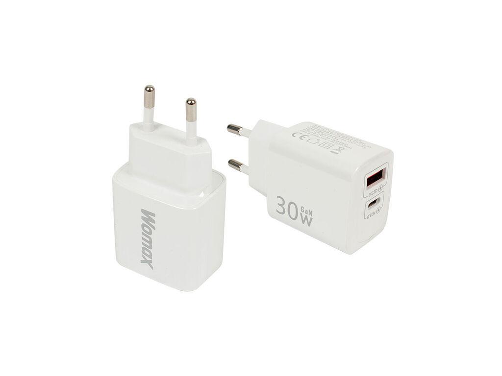 Womax Punjač za telefon Wl30, Tip C, Beli