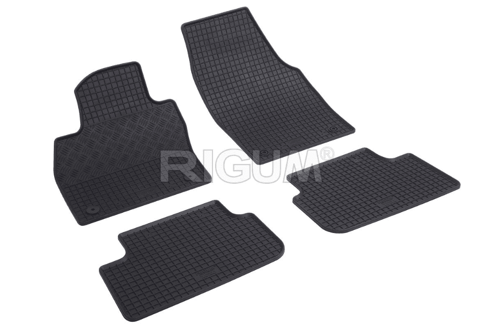 Rigum Tipske gumene patosnice za Volkswagen Sharan 7M 2010, Crne