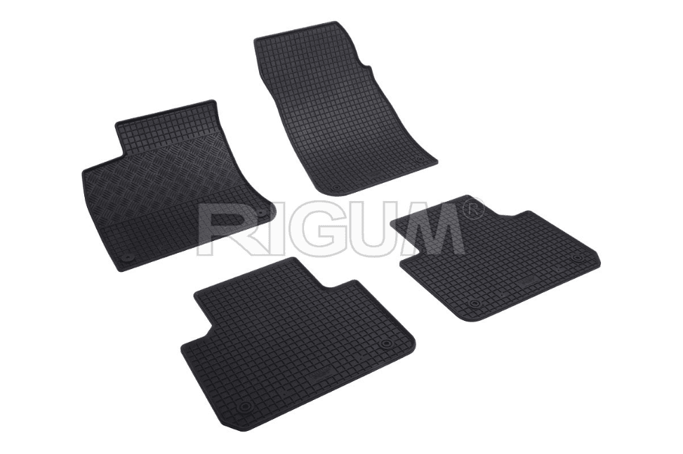 Rigum Tipske gumene patosnice za Volkswagen Touareg 2002, Crne
