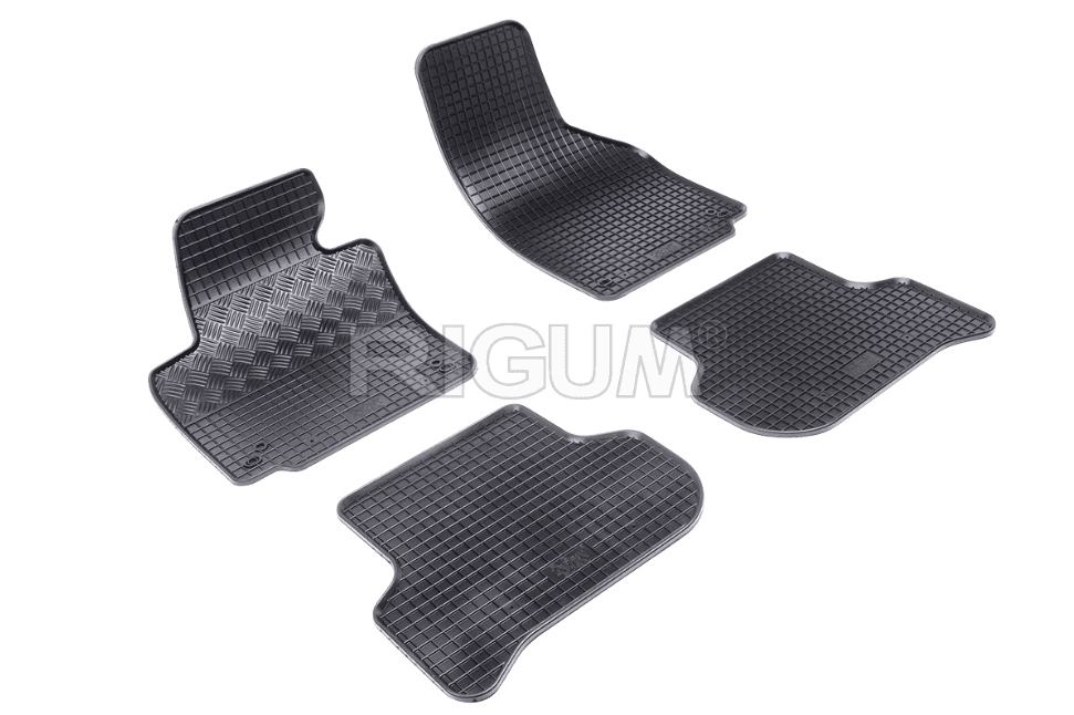Rigum Tipske gumene patosnice za Volkswagen Golf Plus 2003, Crne