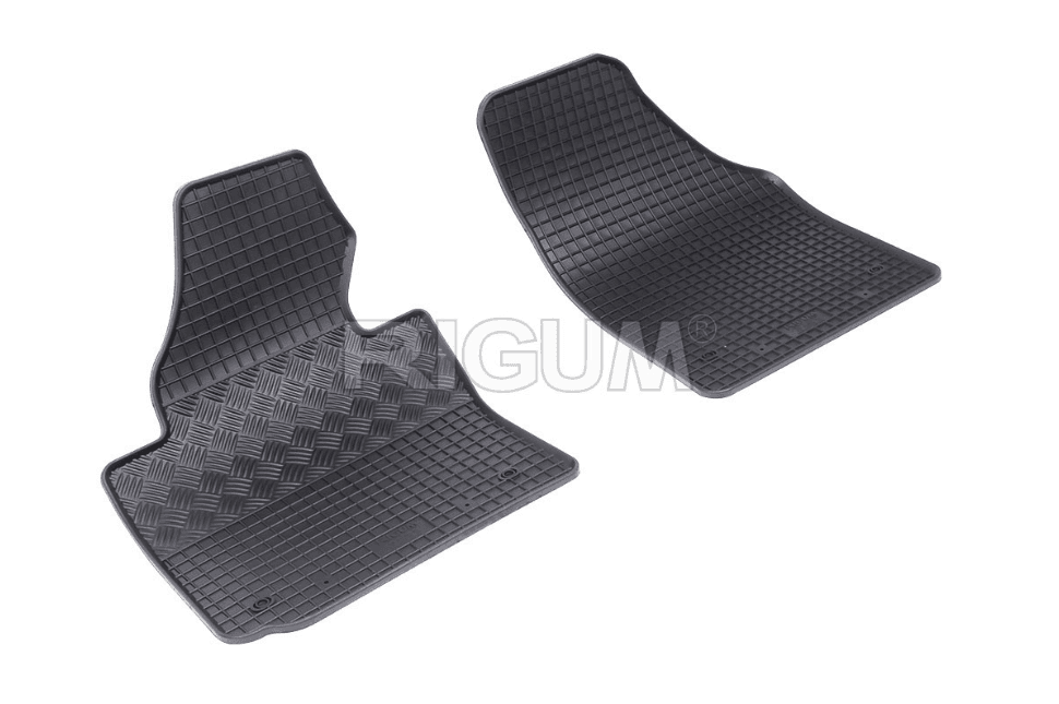 Rigum Tipske gumene patosnice za Volkswagen Caddy 2M 2005, Crne