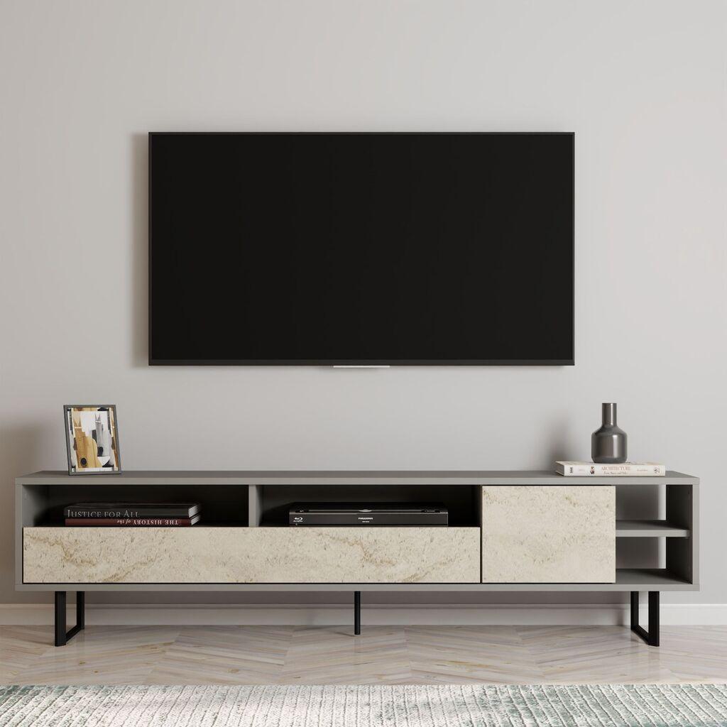 Hanah Home TV Komoda Luga, 180x44,7x29,8 cm, Bež