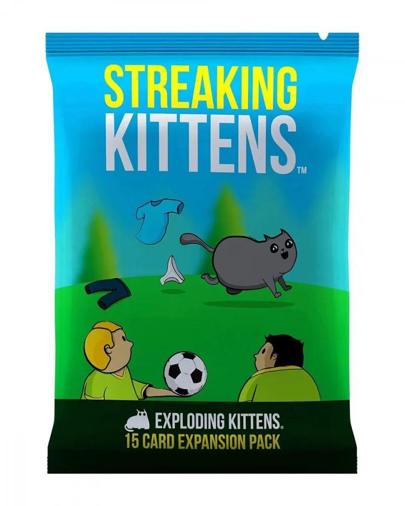 Ekploding Kittens 2nd Ekpansion Streaking Kittens društvena igra, plava