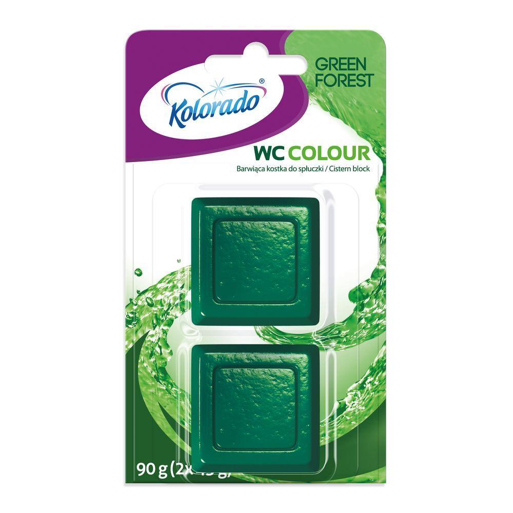 Kolorado Tableta za vodokotlić WC Colour Green Forest, 2 komada, 45g