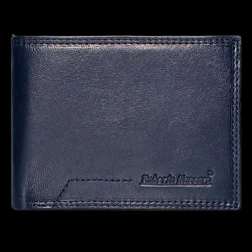 Roberto Nazzaro Muški kožni novčanik, Teget