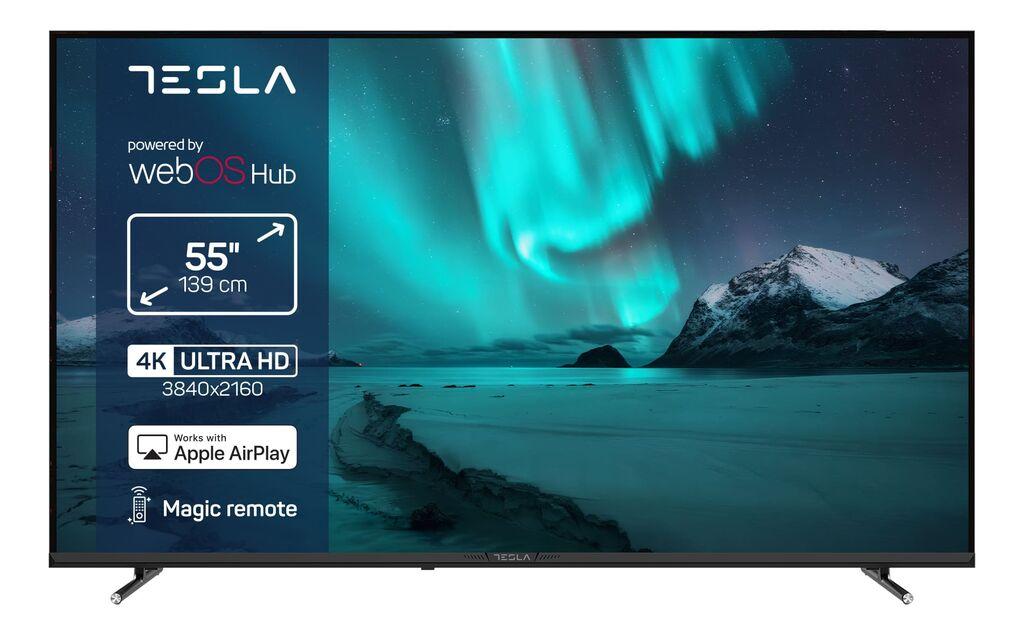 Tesla Televizor 55E655BUW 55", 4K UHD, webOS, Crni