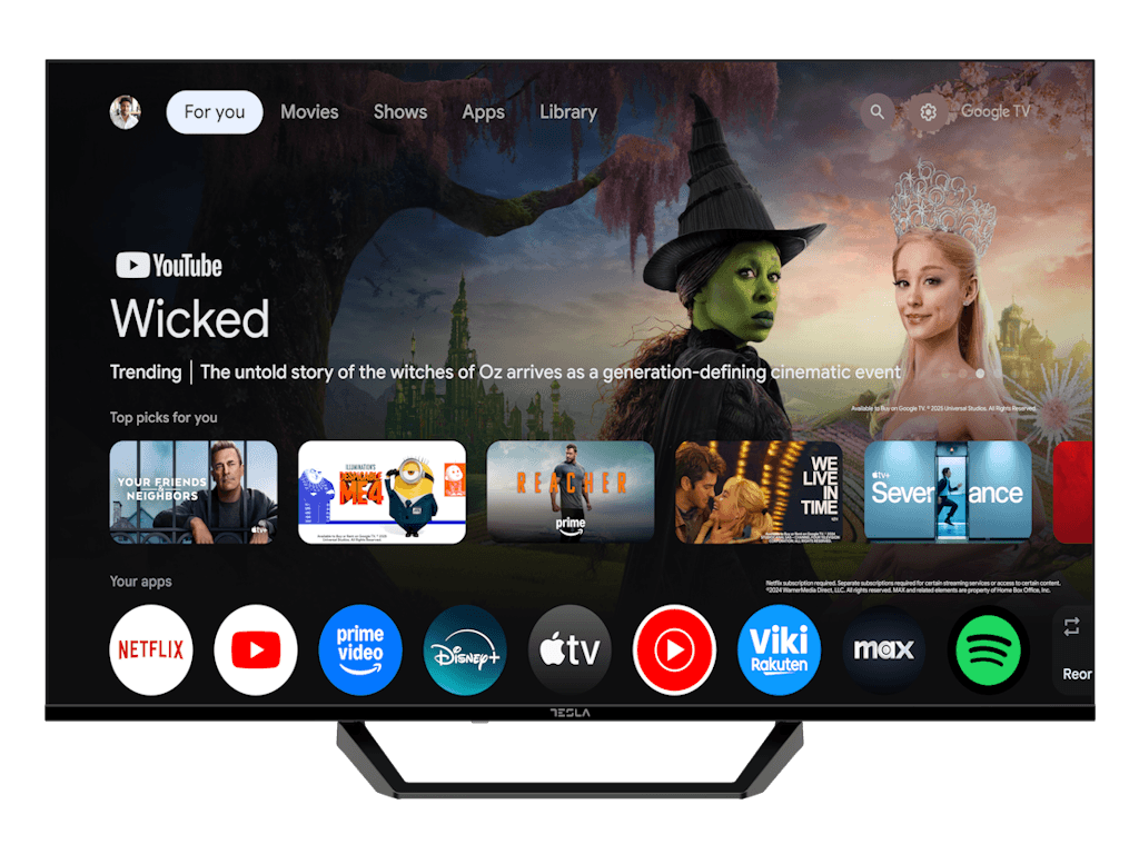 Tesla Televizor 43E655BFS, 43″, Ful HD, Smart, LED, Crni