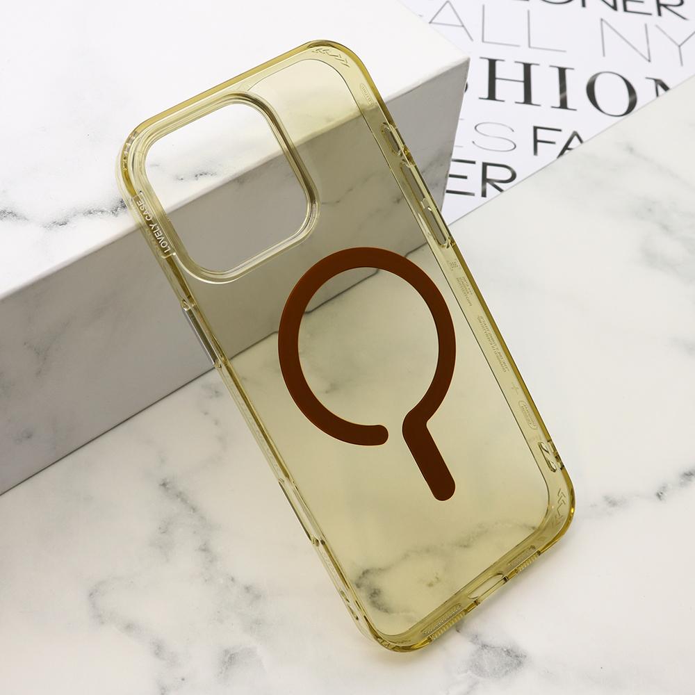 Futrola za telefon iPhone 16 Pro Max COLORLOOP, Magsafe, Zlatne boje