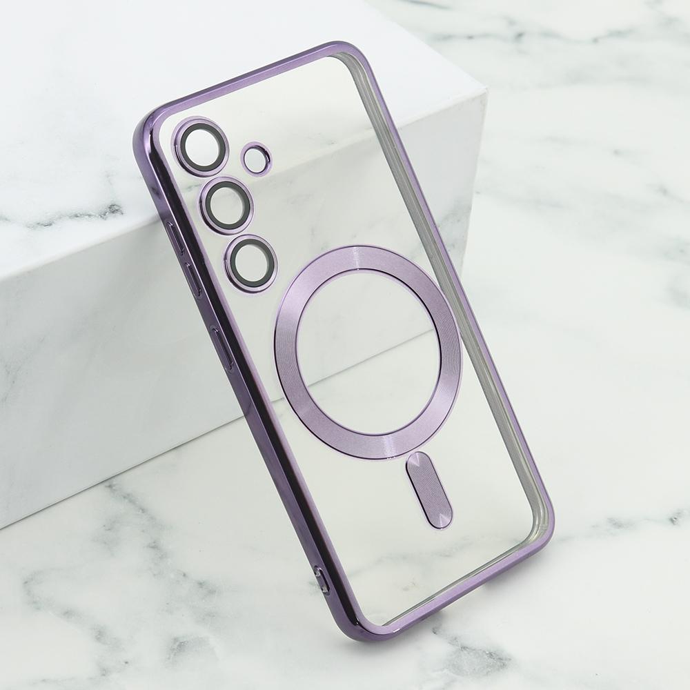 Futrola za telefon Samsung S921B Galaxy S24 5G CAMERA PROTECT, Magsafe, Ljubičasta
